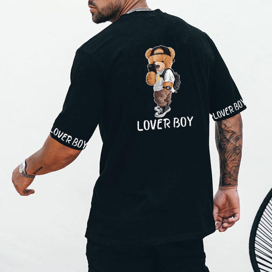 Fashion Design Bear Printed T-shirt