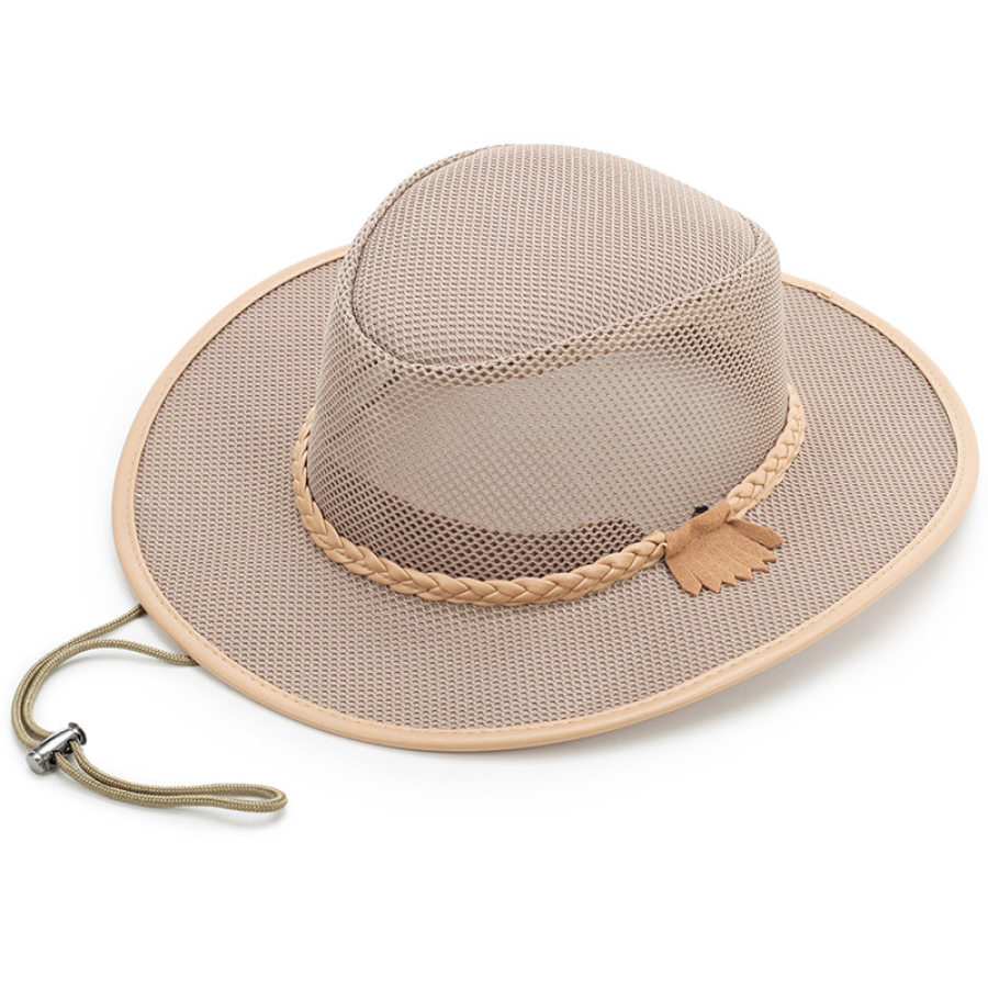 Men's Western Cowboy Beach Sun Hat