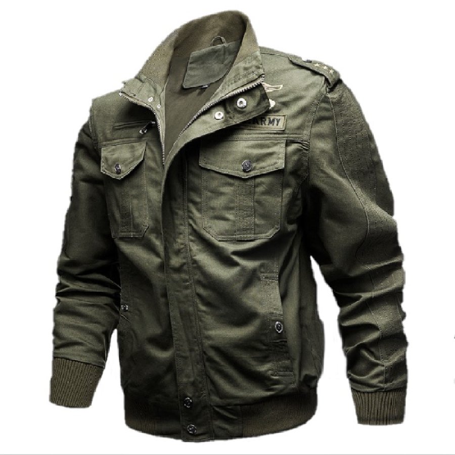 Men's Army Fan Cotton Workwear Jacket