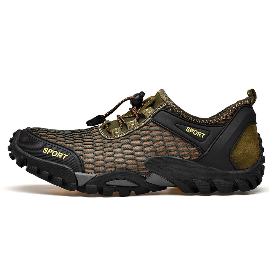 Outdoor non-slip leather sneakers
