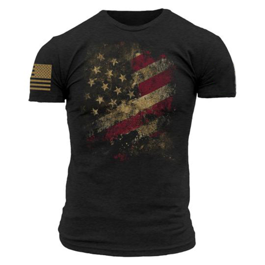 Printed tactical short-sleeved T-shirt