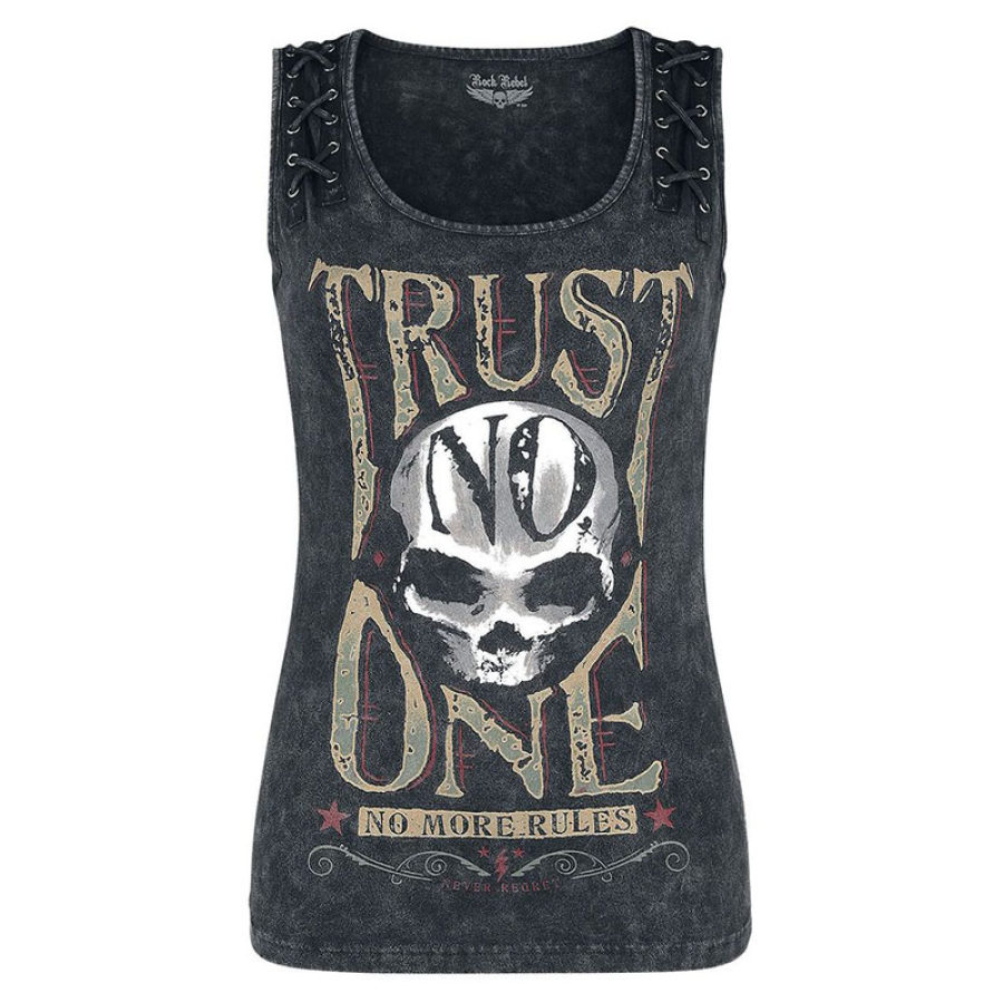 Womens breathable printed vest