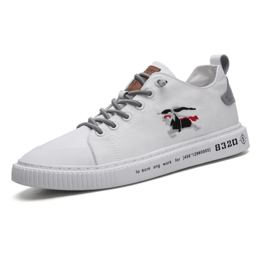 Men's fashion casual breathable canvas shoes