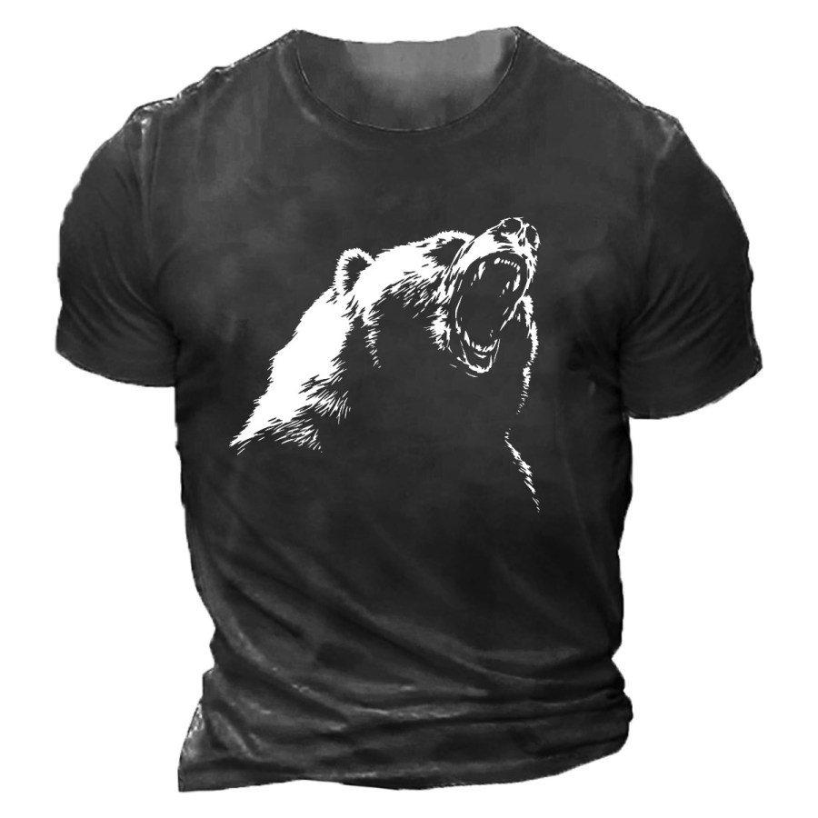 Men's Vintage Black Bear Short Sleeve T-Shirt 
Men's Vintage Black Bear Short Sleeve T-Shirt