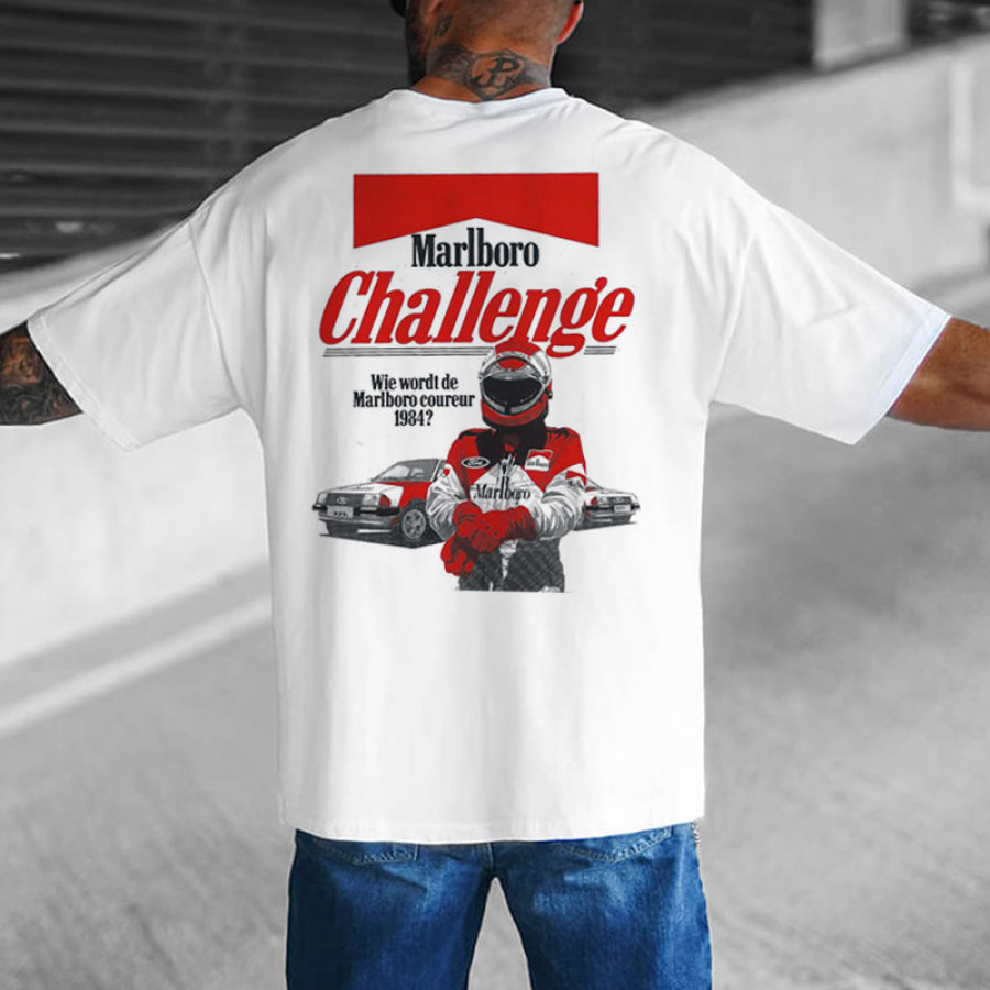 Men's T-Shirt Oversized Retro Racing Car Casual Short Sleeve Fashion Daily Tops White
Men's T-Shirt Oversized Retro Racing Car Casual Short Sleeve Fashion Daily Tops White