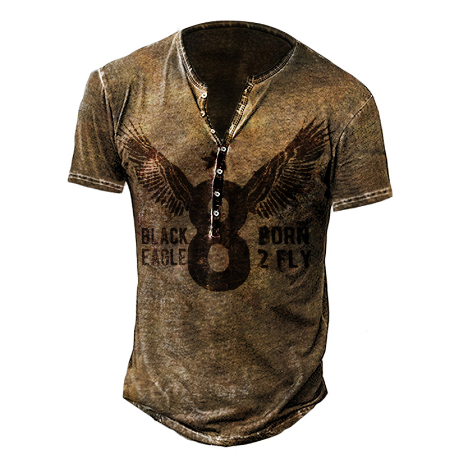 Mens Outdoor Vintage Black Eagle T-shirt 
Mens Outdoor Vintage Black Eagle T-shirt