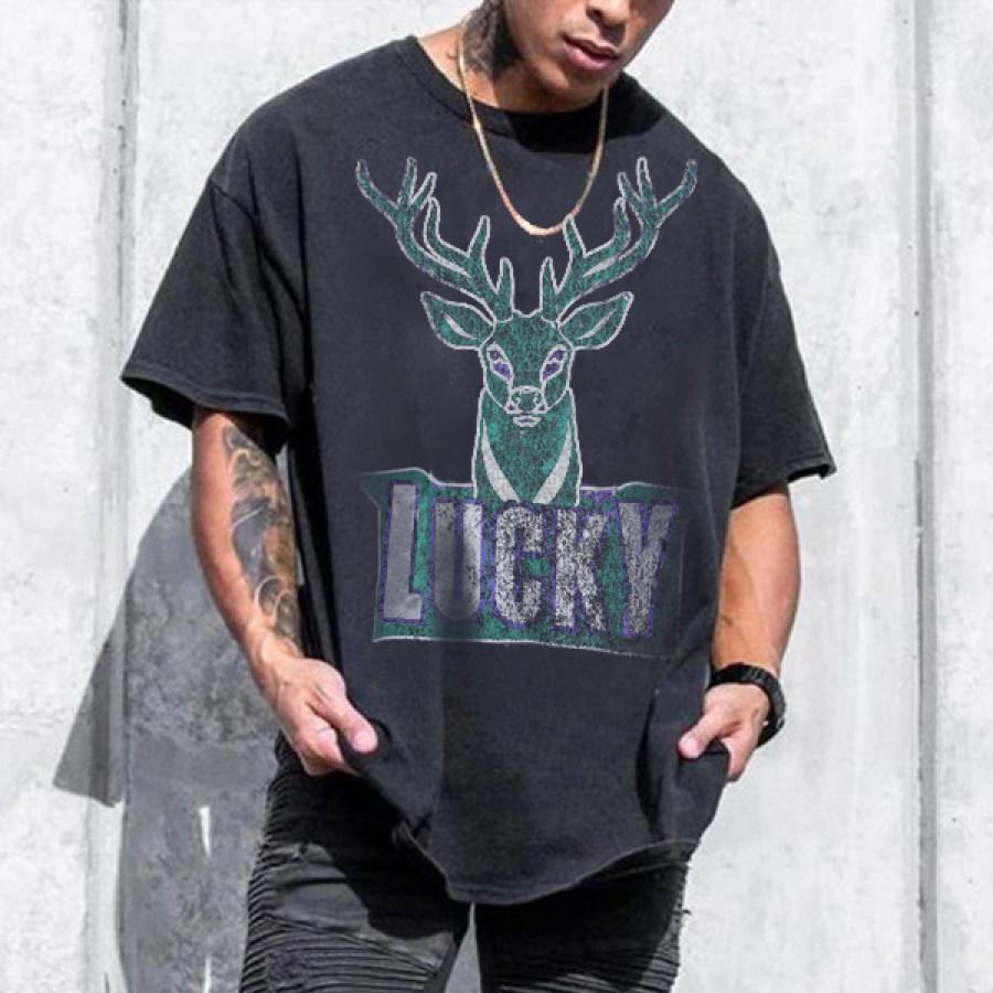 Basketball Retro Print T-shirt