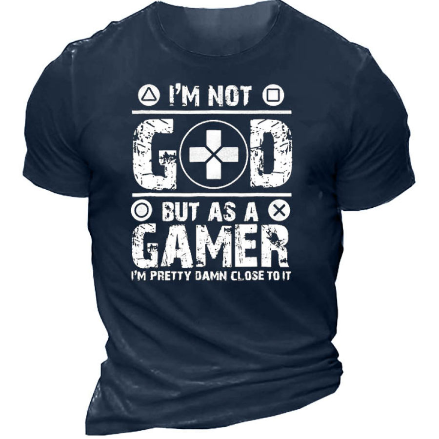 I Am Not God But As A Gamer I Am Pretty Damn Close Toit Men's Short Sleeve T-Shirt
I Am Not God But As A Gamer I Am Pretty Damn Close Toit Men's Short Sleeve T-Shirt