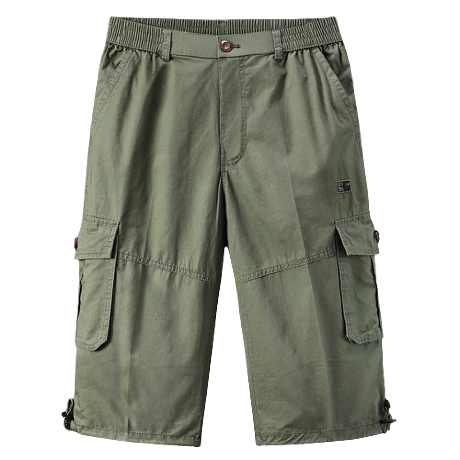 Men's Outdoor Elastic Cargo Casual Shorts