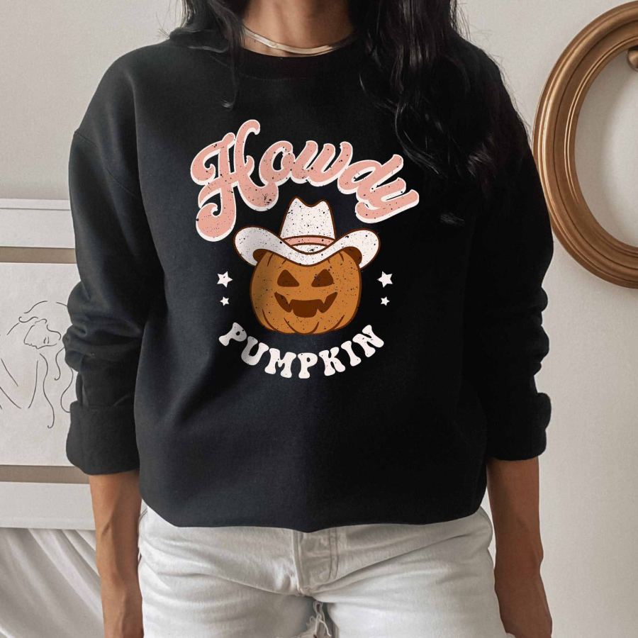 Women's Howdy Pumpkin Crewneck Sweatshirt