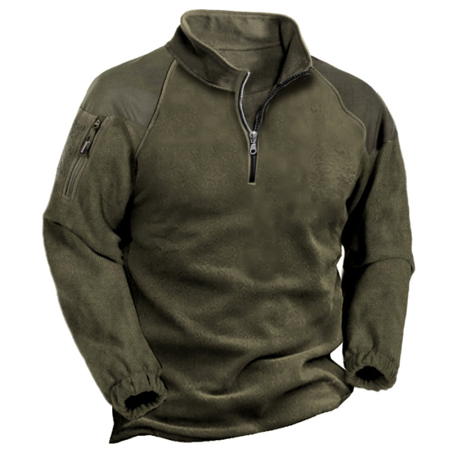 Men's Retro Training Half Zip Sweatshirt