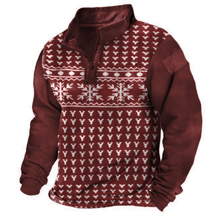 Christmas Print Men's Sweatshirt