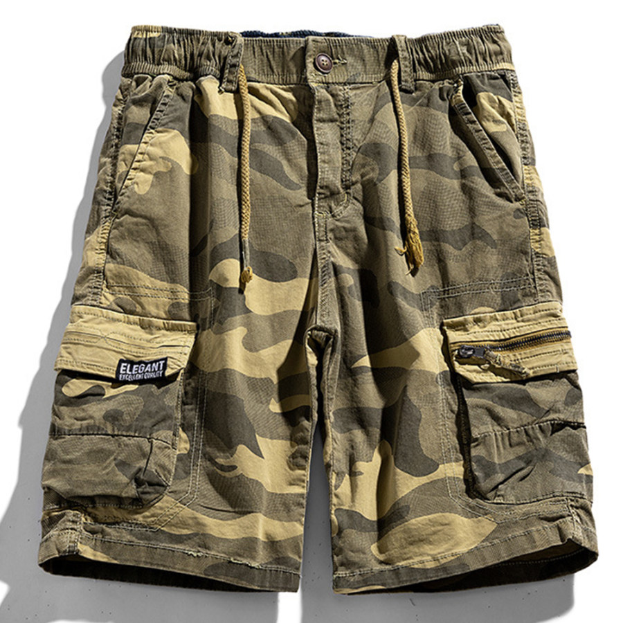 

Men's Outdoor Camouflage Loose Cargo Shorts