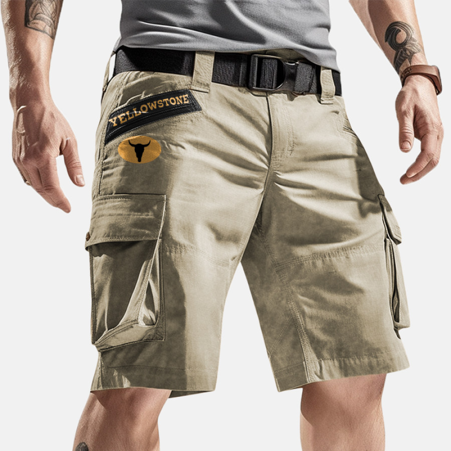 Men's Outdoor Wearable Multifunctional Pockets Vintage Western Yellowstone Cargo Shorts
Men's Outdoor Wearable Multifunctional Pockets Vintage Western Yellowstone Cargo Shorts