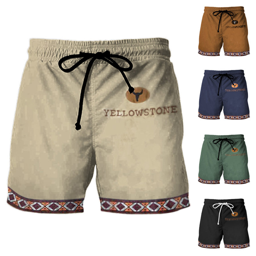 Men's Shorts Bermuda Shorts Ethnic Style Yellowstone 5 Inch Shorts Printed Pattern Casual Beach Pants
Men's Shorts Bermuda Shorts Ethnic Style Yellowstone 5 Inch Shorts Printed Pattern Casual Beach Pants