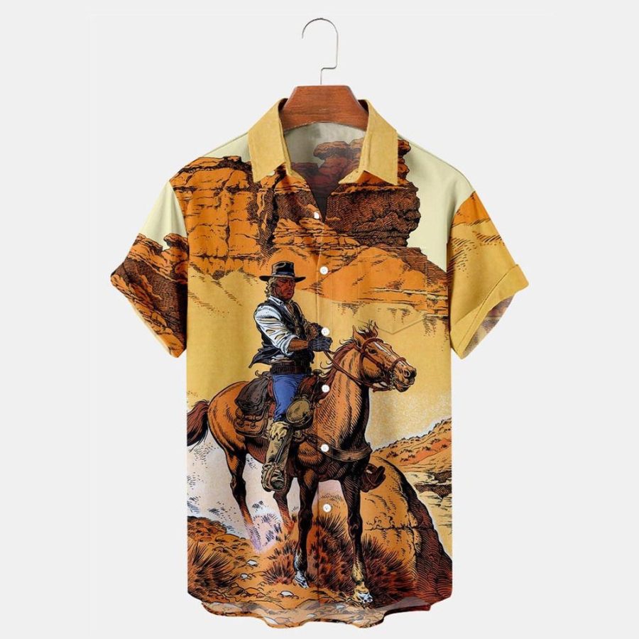 Men's Shirt Vintage Western Denim Plus Size Short Sleeve Hawaii Beach Summer Daily Tops Orange
Men's Shirt Vintage Western Denim Plus Size Short Sleeve Hawaii Beach Summer Daily Tops Orange