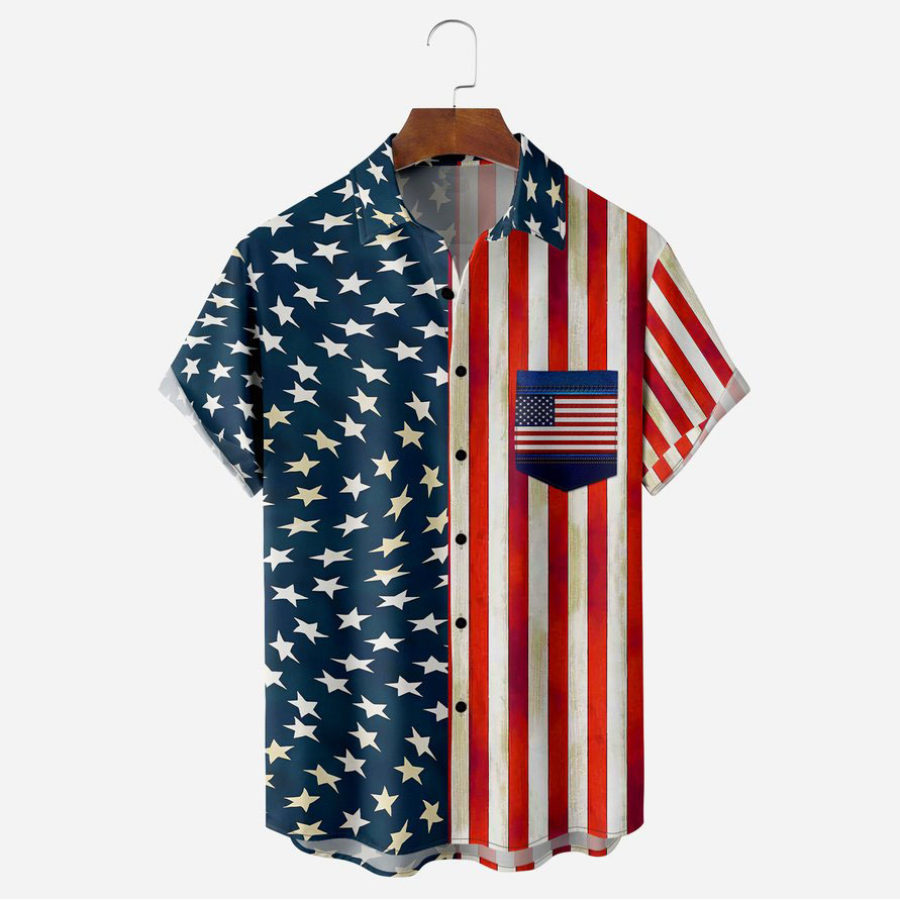 Men's Shirt Vintage American Flag Plus Size Short Sleeve Hawaii Beach Summer Daily Tops Blue
Men's Shirt Vintage American Flag Plus Size Short Sleeve Hawaii Beach Summer Daily Tops Blue