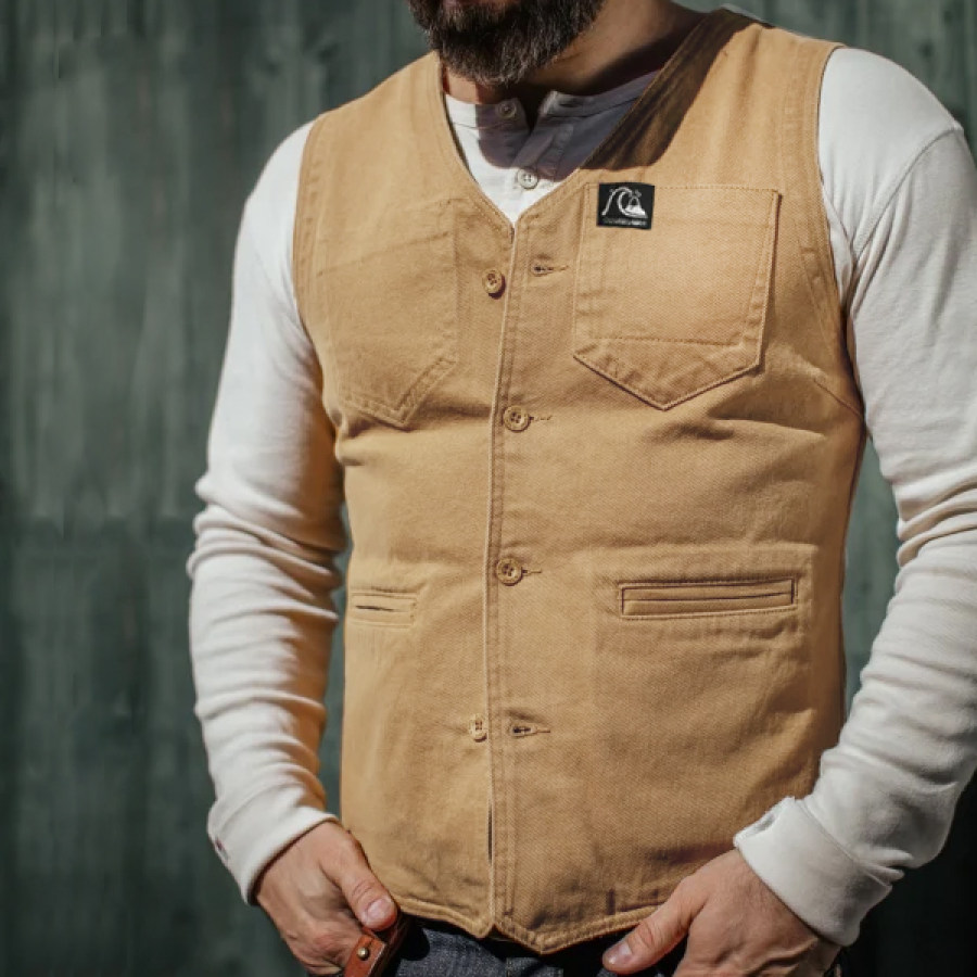Quicksilver Men Lincoln Waistcoat Outdoor Cargo Vintage Multiple Pockets Multiple Pockets Tactical Vest
Quicksilver Men Lincoln Waistcoat Outdoor Cargo Vintage Multiple Pockets Multiple Pockets Tactical Vest