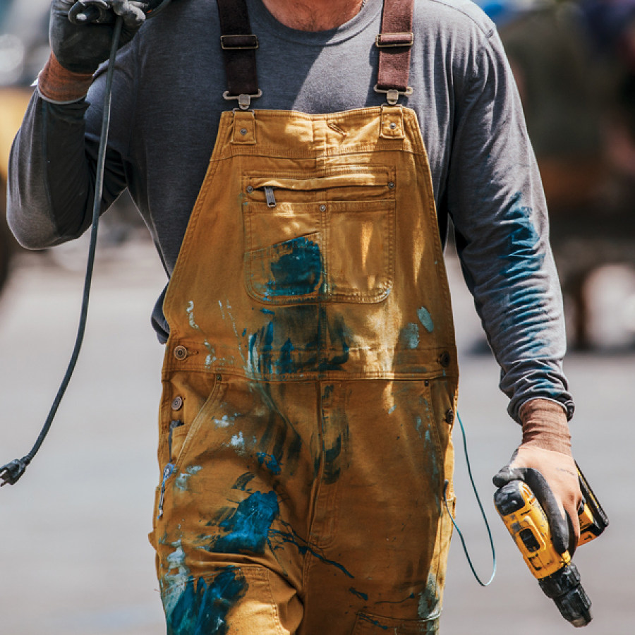 Men's Cargo Overalls Outdoor Vintage Distressed Paint Print Multi-pocket Work Brown Tactical Trousers
Men's Cargo Overalls Outdoor Vintage Distressed Paint Print Multi-pocket Work Brown Tactical Trousers