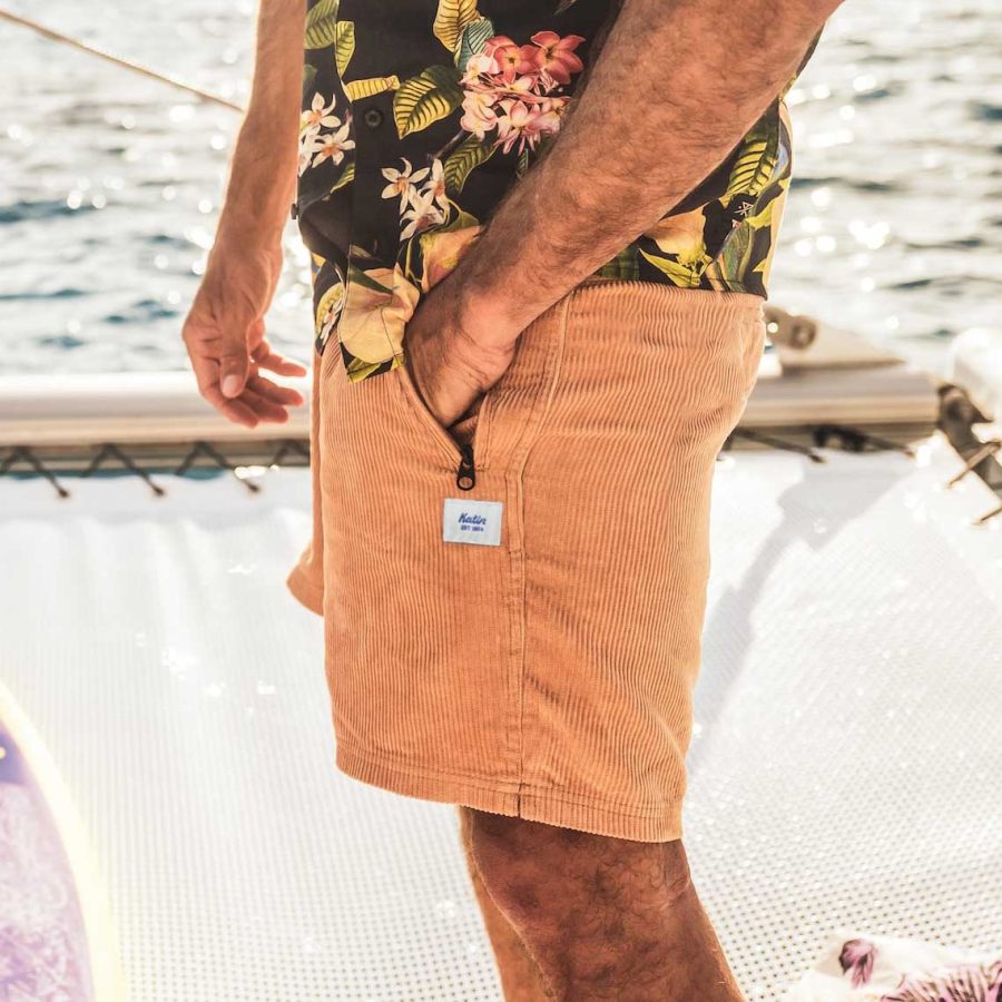 Men's Surf Shorts Vintage Katin Corduroy Hawaiian Beach Summer Daily Walk Shorts Boardshorts
Men's Surf Shorts Vintage Katin Corduroy Hawaiian Beach Summer Daily Walk Shorts Boardshorts