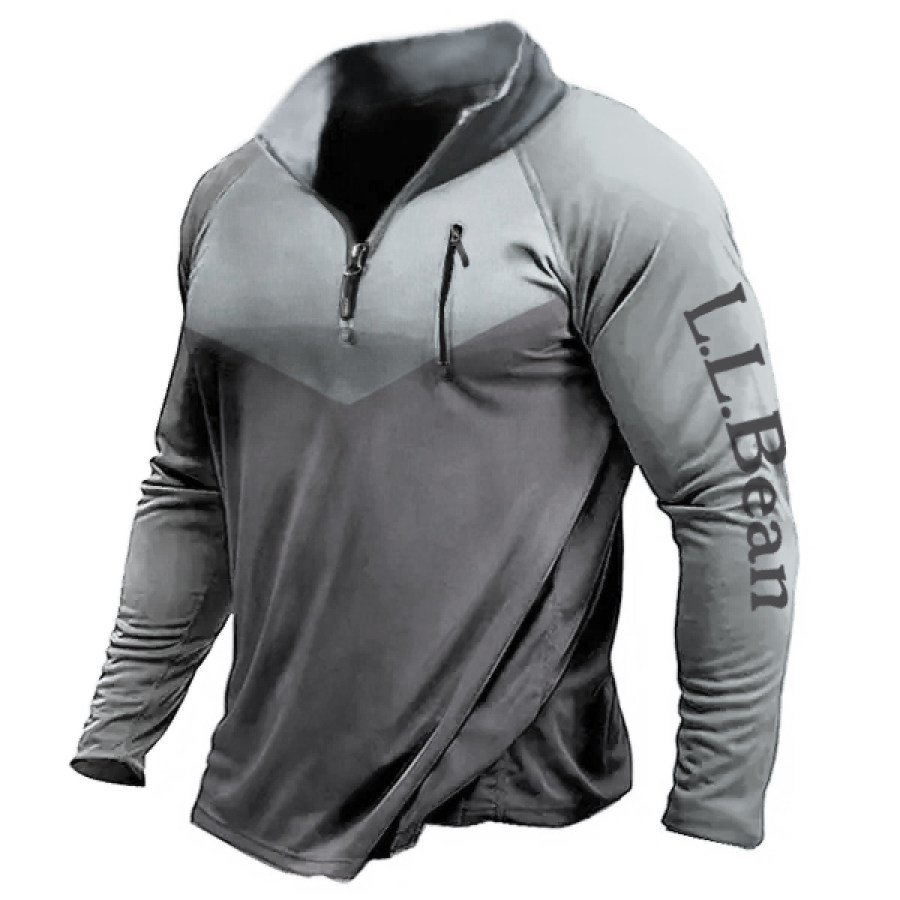Llbean Men's Quick Dry 1/4 Zip Stand Collar T-shirt Outdoor 50+ Sun Zipper Pocket Hike Sports Pullover Tactical
Llbean Men's Quick Dry 1/4 Zip Stand Collar T-shirt Outdoor 50+ Sun Zipper Pocket Hike Sports Pullover Tactical