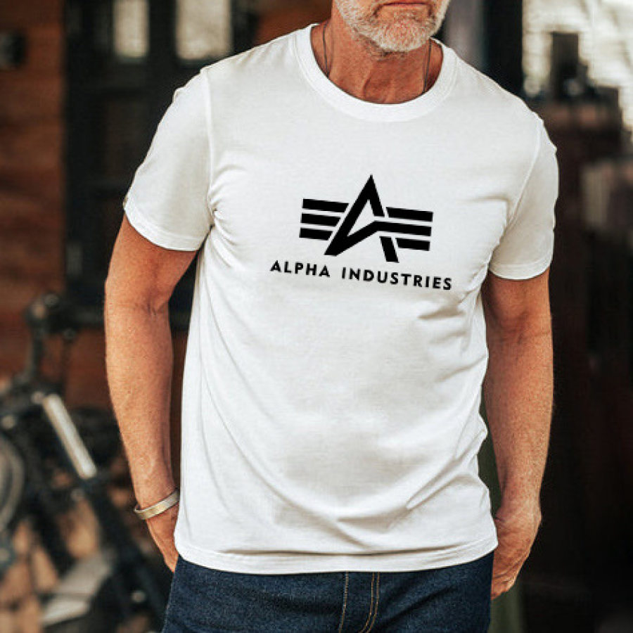 Camiseta Masculina Camiseta Vintage Alpha Industries Gráfico Manga Curta Ao Ar Livre Casual Verão Diariamente Tops Branco
Camiseta Masculina Camiseta Vintage Alpha Industries Gráfico Manga Curta Ao Ar Livre Casual Verão Diariamente Tops Branco