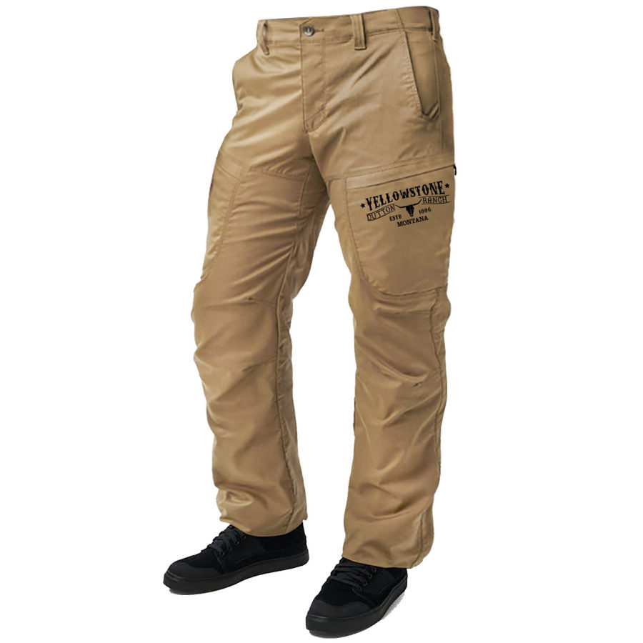 Pantaloni Cargo Da Uomo Tasche Gialle Vintage All'aperto Pantaloni Da Lavoro Quotidiani Casual A Figura Intera Cachi
Pantaloni Cargo Da Uomo Tasche Gialle Vintage All'aperto Pantaloni Da Lavoro Quotidiani Casual A Figura Intera Cachi