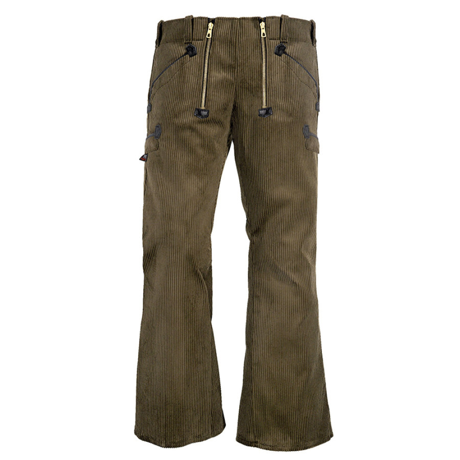 Mens 19's Corduroy Flared Trousers Zipper Design Outdoor Corduroy Trousers Retro Corduroy Work Pants
Mens 19's Corduroy Flared Trousers Zipper Design Outdoor Corduroy Trousers Retro Corduroy Work Pants