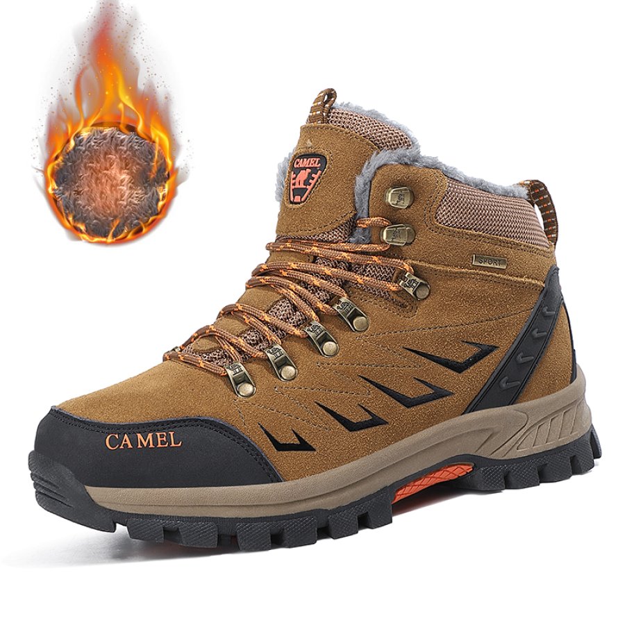 Warme Rutschfeste Lässige Wander-Sneaker Aus Fleece Für Herren