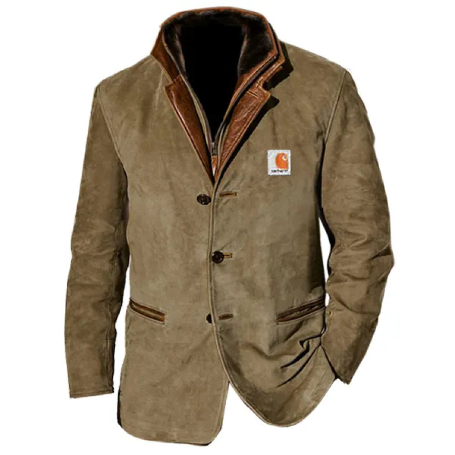 Blazer Vintage En Cuir De Veau Carlsbad Pour Hommes De Grande Taille Avec Col En Peau De Mouton Mérinos
Blazer Vintage En Cuir De Veau Carlsbad Pour Hommes De Grande Taille Avec Col En Peau De Mouton Mérinos