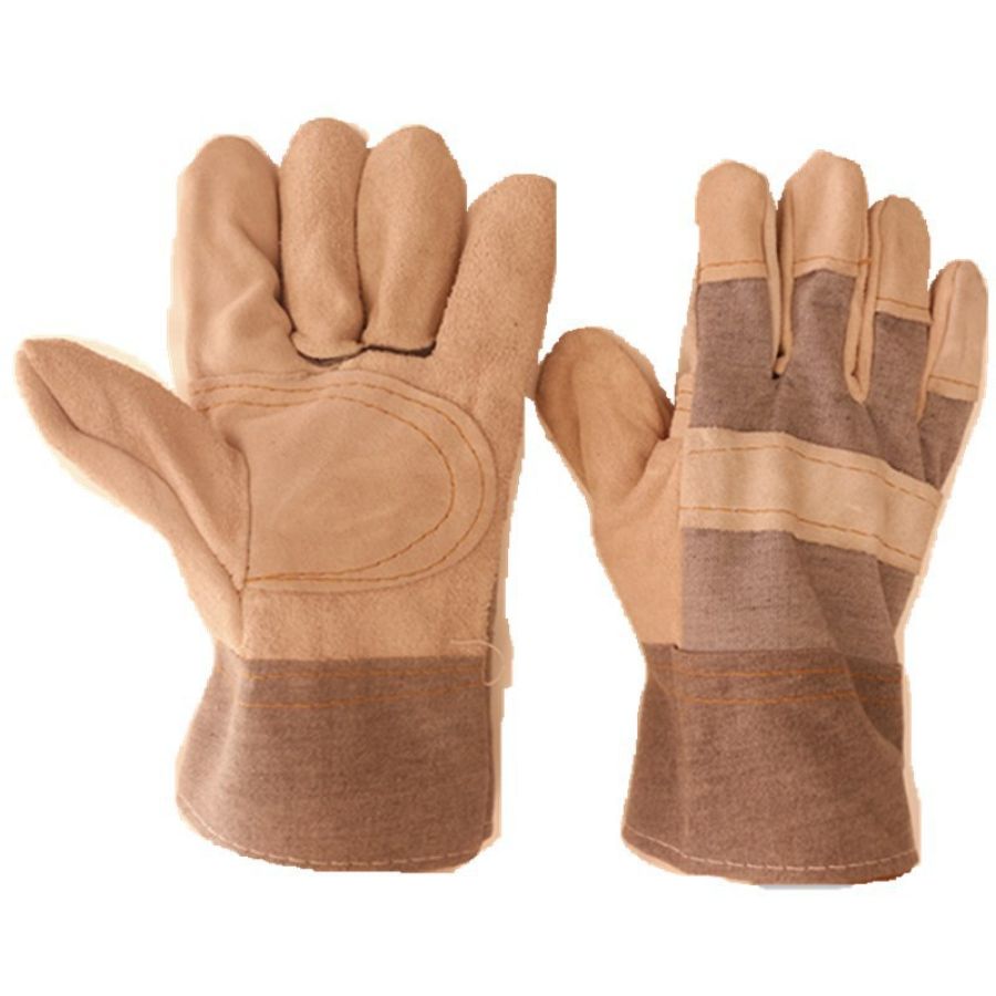 

Herren-Yellowstone-Kontrast-Arbeitshandschuhe Verdickte Canvas-Handschuhe Outdoor-Trucker-Handschuhe