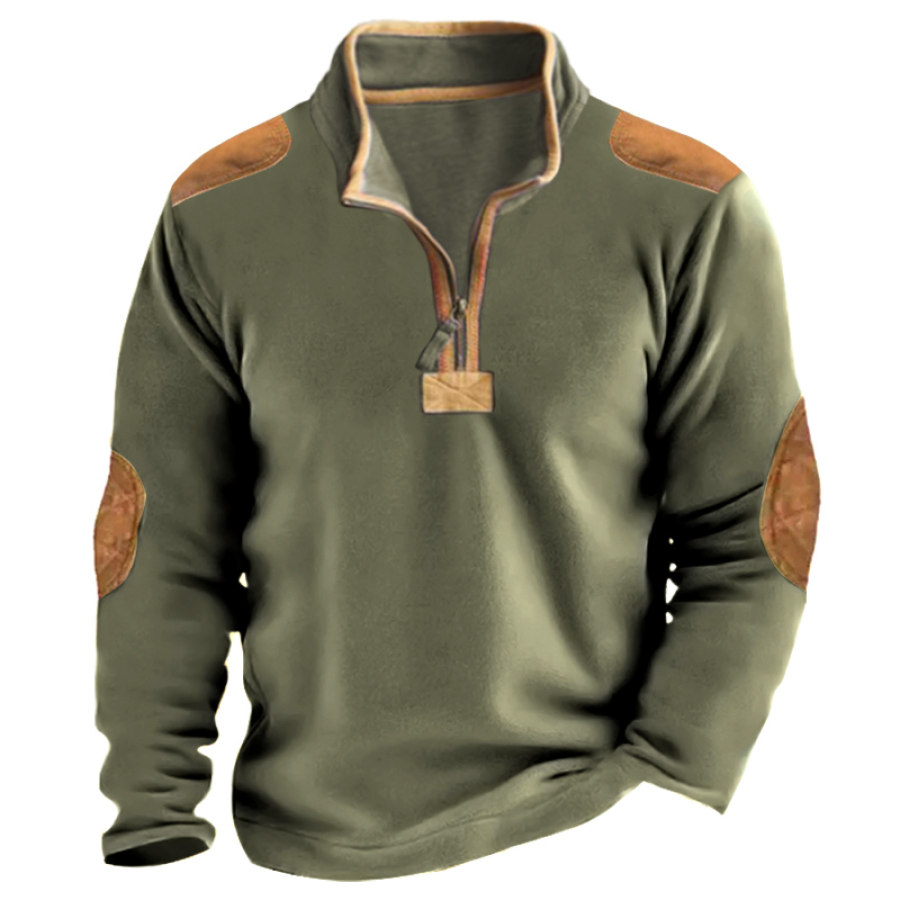 Sweat-shirt Rétro à Fermeture éclair 1/4 Pour Hommes Sport De Tous Les Jours Loisirs Vacances Pull à Manches Longues
Sweat-shirt Rétro à Fermeture éclair 1/4 Pour Hommes Sport De Tous Les Jours Loisirs Vacances Pull à Manches Longues