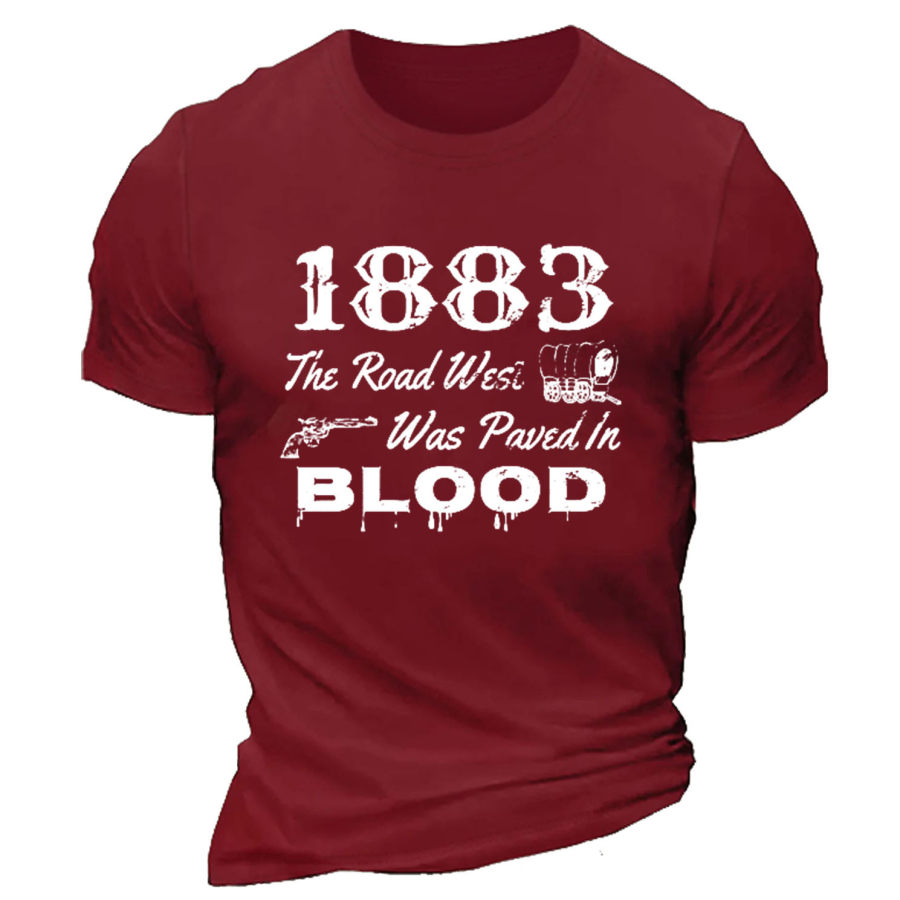 Camiseta Para Hombre 1883 Yellowstone Que El Camino Oeste Estaba Pavimentado Con Sangre Tops Diarios De Verano Vintage De Manga Corta
Camiseta Para Hombre 1883 Yellowstone Que El Camino Oeste Estaba Pavimentado Con Sangre Tops Diarios De Verano Vintage De Manga Corta