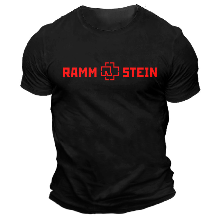 T-shirt à Manches Courtes Et Col Rond Pour Hommes Imprimé Rammstein Rock Band Couleur Unie
T-shirt à Manches Courtes Et Col Rond Pour Hommes Imprimé Rammstein Rock Band Couleur Unie