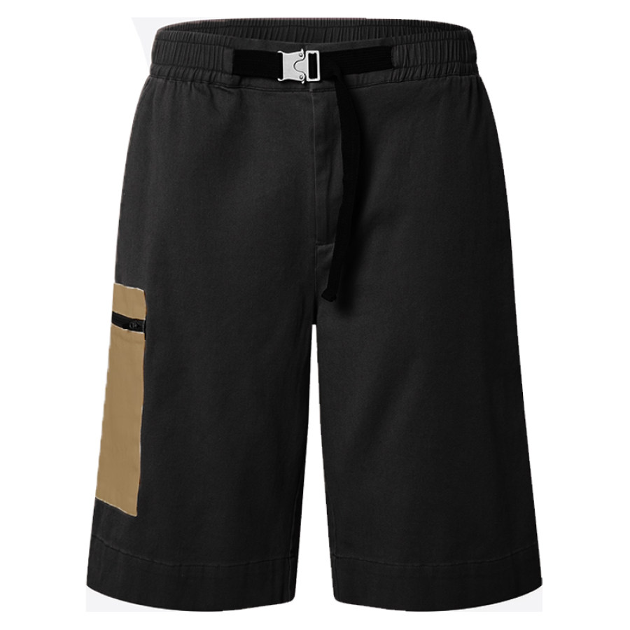 

Lässige Outdoor-Shorts Für Herren Mit Druckknöpfen Und Reißverschlusstaschen