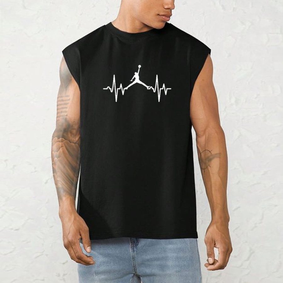 Camisole De Sport Imprimé Jordan Pour Hommes