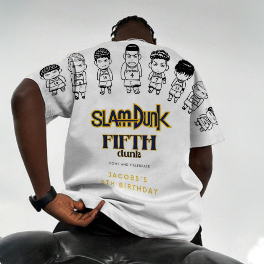 T-shirt Surdimensionné Slam Dunk Street Pour Hommes