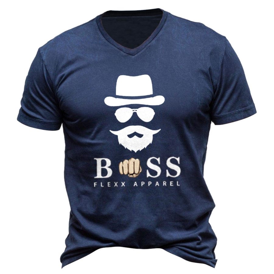 Camiseta Para Hombre Boss Vintage Con Cuello En V Manga Corta Tops Diarios De Verano
Camiseta Para Hombre Boss Vintage Con Cuello En V Manga Corta Tops Diarios De Verano