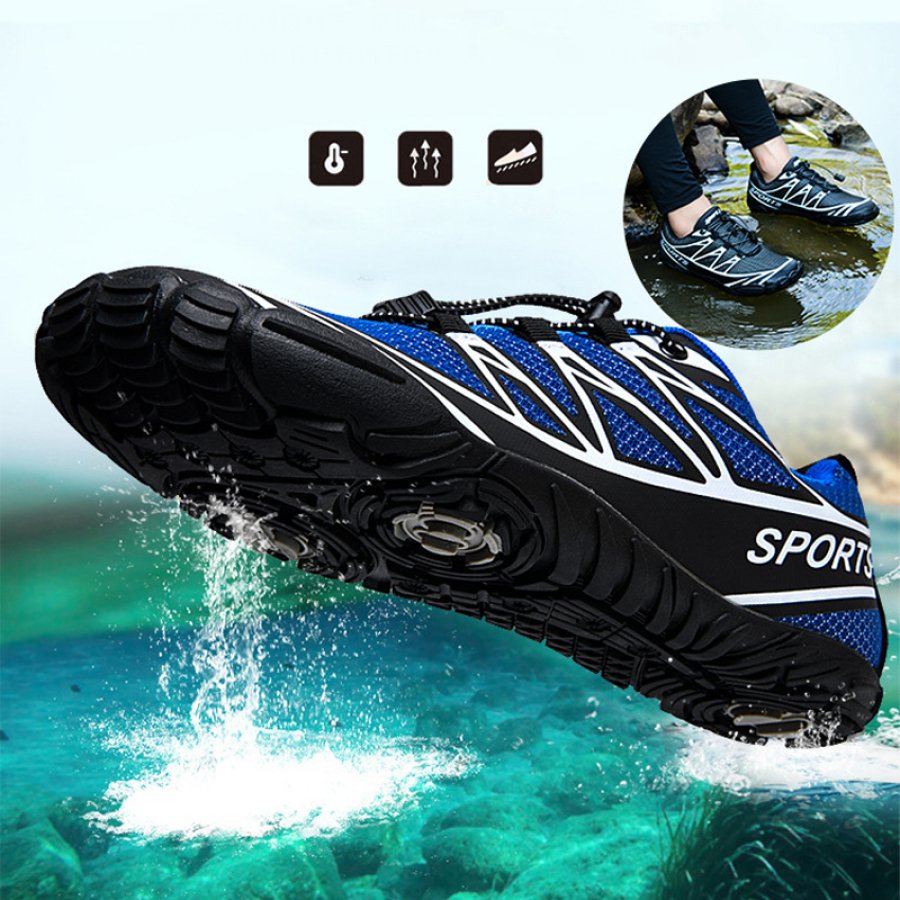 

Men's Soft Surf Hiking Beach Grip Barefoot Sneakers Wading Shoes