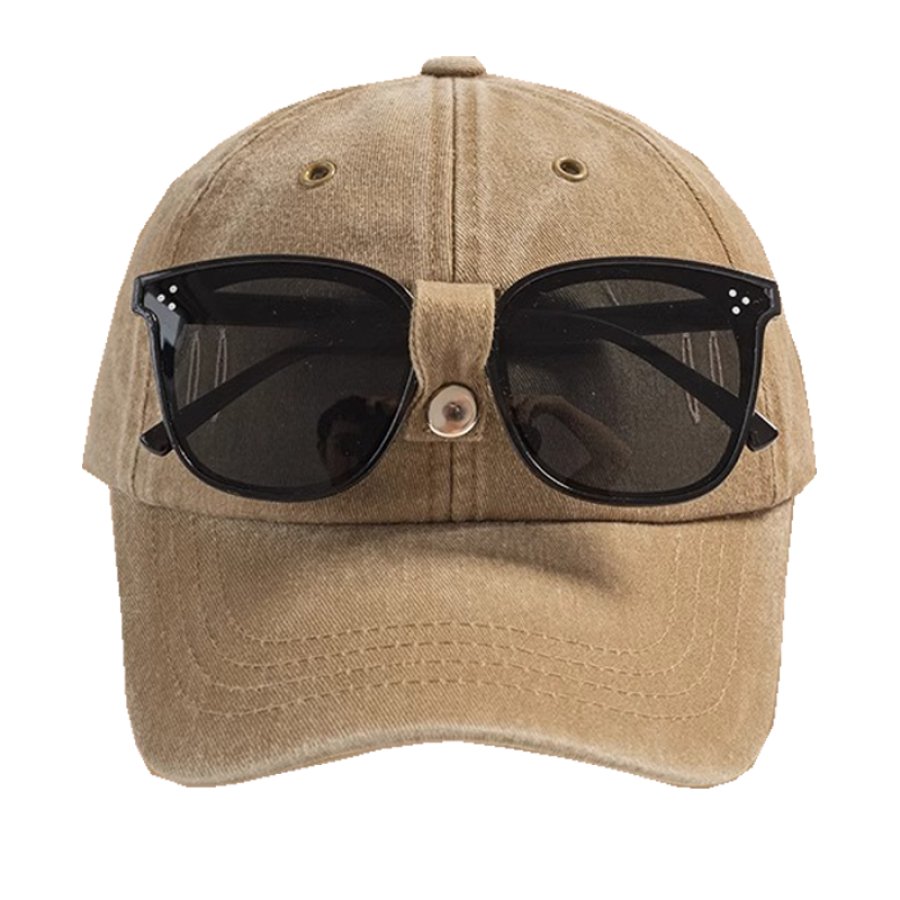 

Reverse Spectacles Peaked Cap Sunglasses Baseball Cap