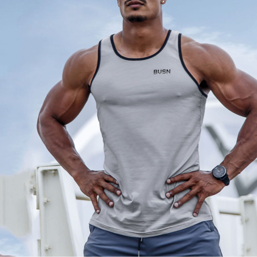 Men's Trendy Printed Casual Tank Top