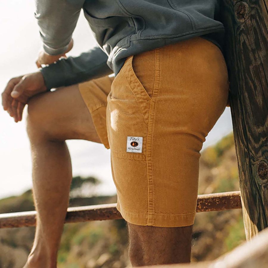 Men's Surf Cord Shorts Vintage Corduroy Tito's Handmade Vodka Hawaiian Beach Summer Daily Walk Shorts Boardshorts
Men's Surf Cord Shorts Vintage Corduroy Tito's Handmade Vodka Hawaiian Beach Summer Daily Walk Shorts Boardshorts