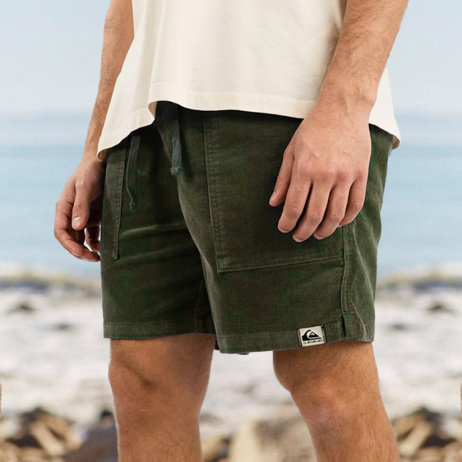 Men's Shorts Retro Corduroy Beach Surf Pocket 5 Inch Shorts Drawstring Daily Outdoor Casual Green
Men's Shorts Retro Corduroy Beach Surf Pocket 5 Inch Shorts Drawstring Daily Outdoor Casual Green