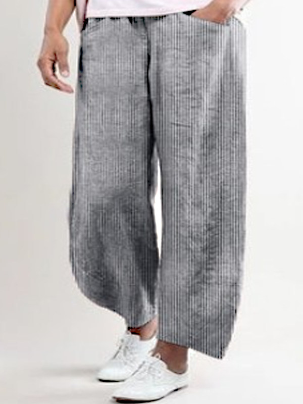 

Casual Striped Long Pants