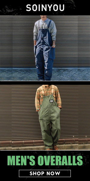 Soinyou mens loose overalls
