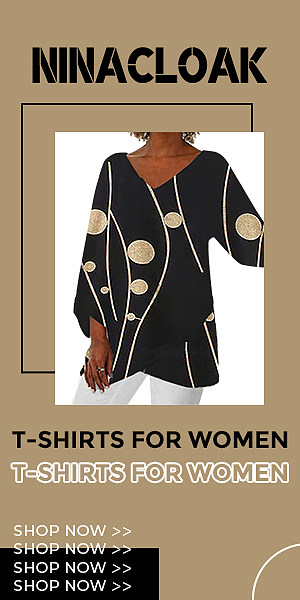 Ninacloak casual t shirts for womens