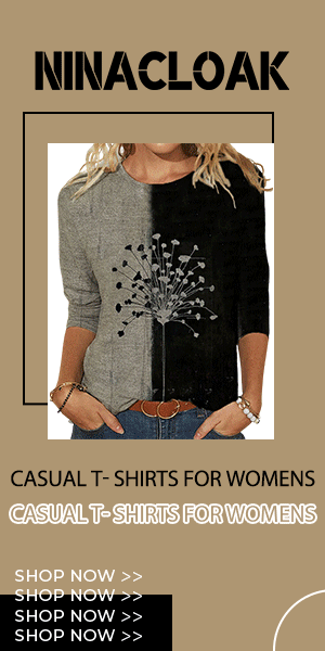 Ninacloak Casual T shirts For Womens