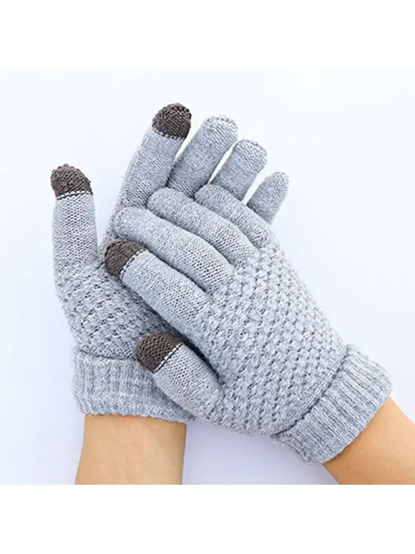 Winter Knitted Fashion Gloves - Ninacloak.com 