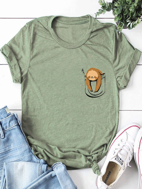 tshirt sloth