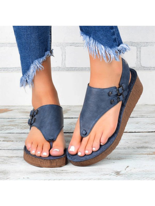 Fashion Hollow Flat Heel Sandals